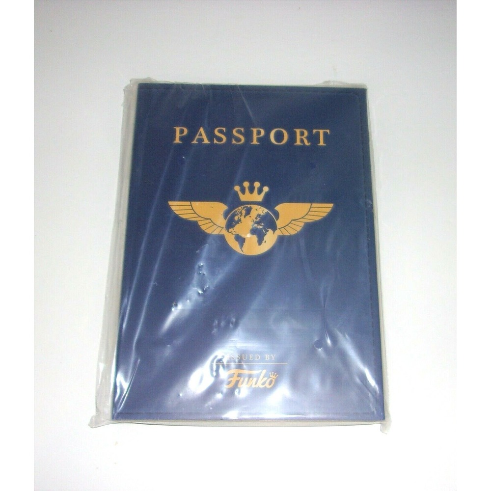 Funko Around the World Passport Book New Sealed Navy Blue Hardcover TTC200806